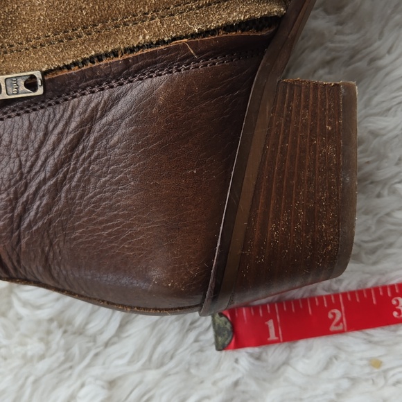 Madewell Cait Distressed Suede/ Leather Ankle Bootie US 7 - Picture 13 of 13